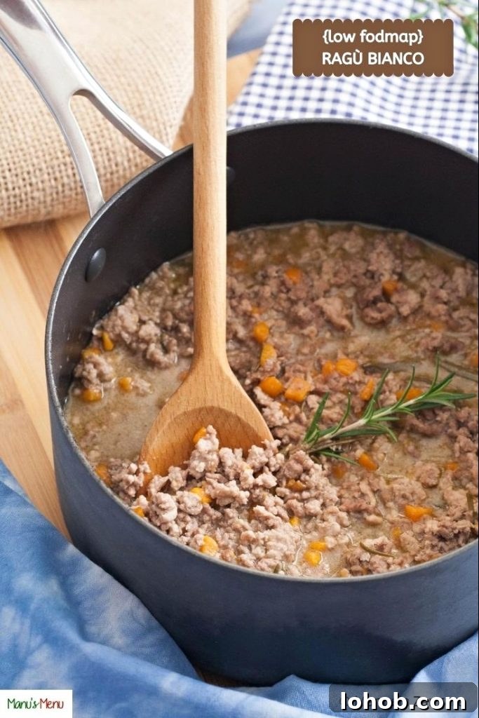 Low-FODMAP White Ragù (Italian Meat Sauce) 8 Low Fodmap Ragù Bianco