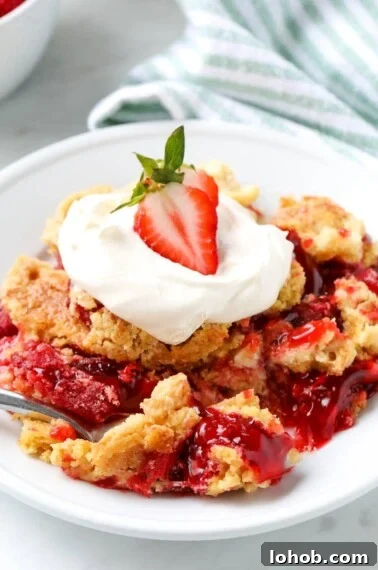 Decadent Chocolate Cherry Dump Cake Recipe 10 strawberry dump cake serving.