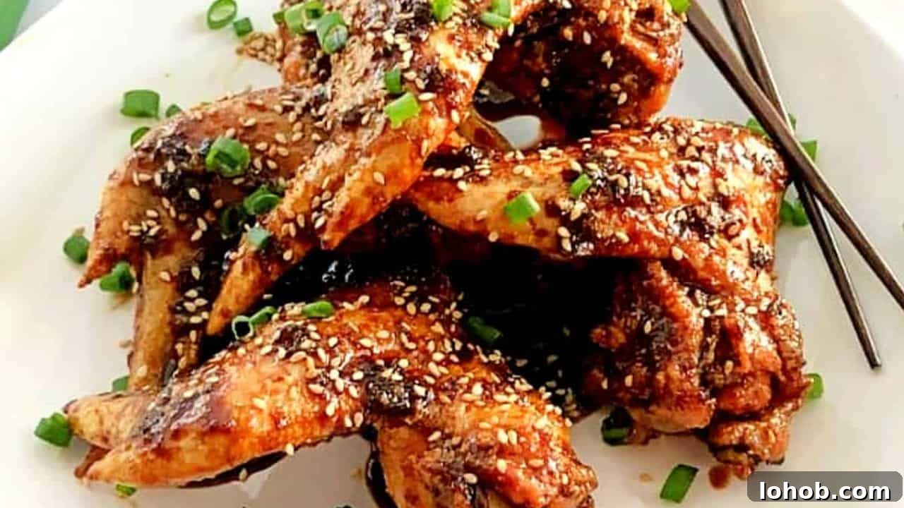 Crispy Baked Asian Chicken Wings