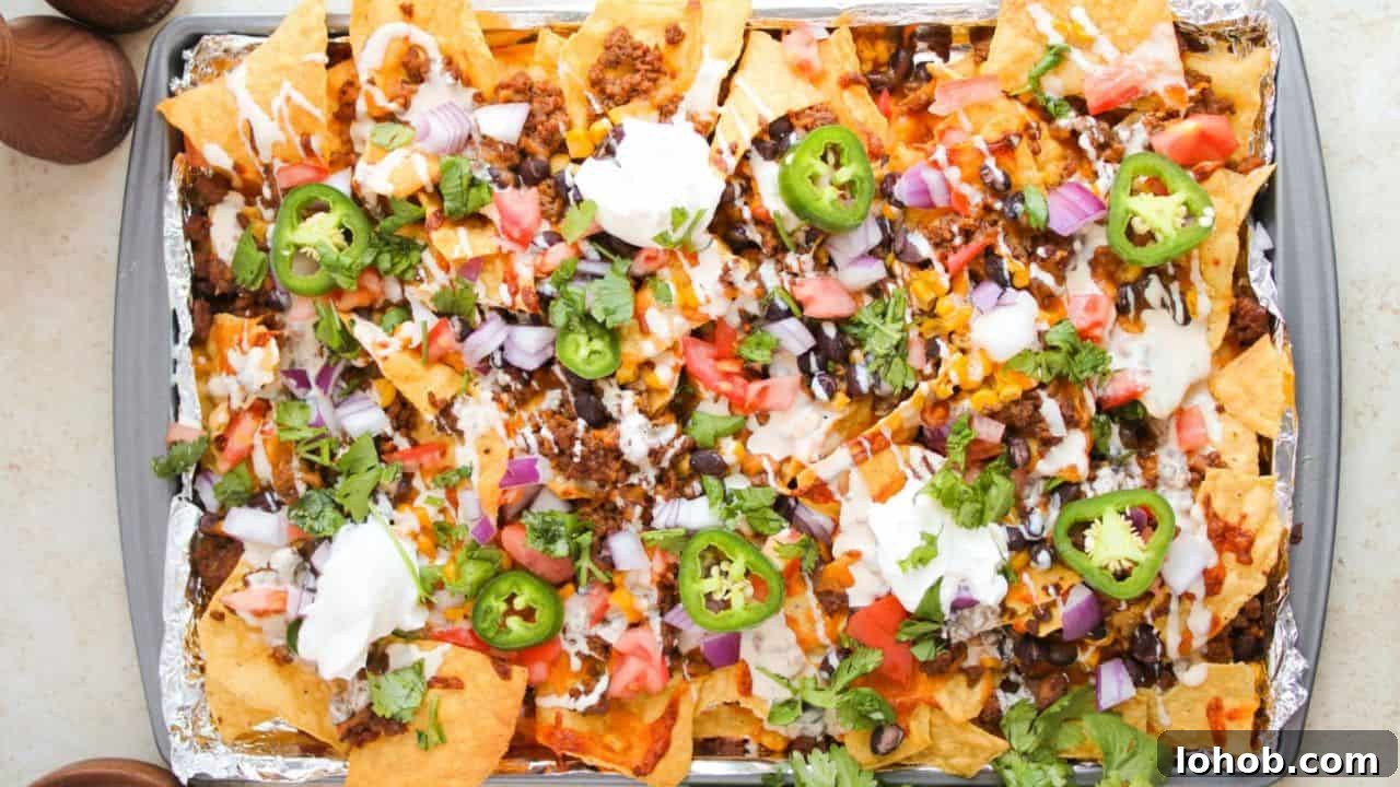 Ground Beef Nachos