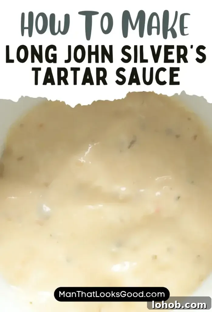 Long John Silver's Tartar Sauce Copycat Recipe 5 Creamy tartar sauce in a jar