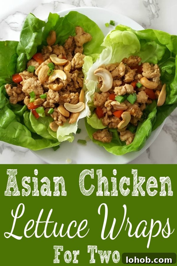 a graphic of Healthy Asian Chicken Recipe.