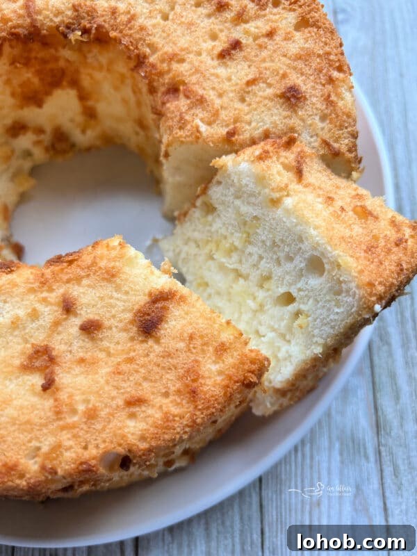 Two-Ingredient Pineapple Angel Food Cake Recipe 2 Slice of Pineapple Angel Food Cake
