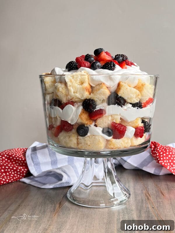 Two-Ingredient Pineapple Angel Food Cake Recipe 10 Berry trifle