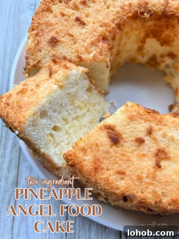 Two-Ingredient Pineapple Angel Food Cake Recipe 11 Pineapple Angel Food Cake hero