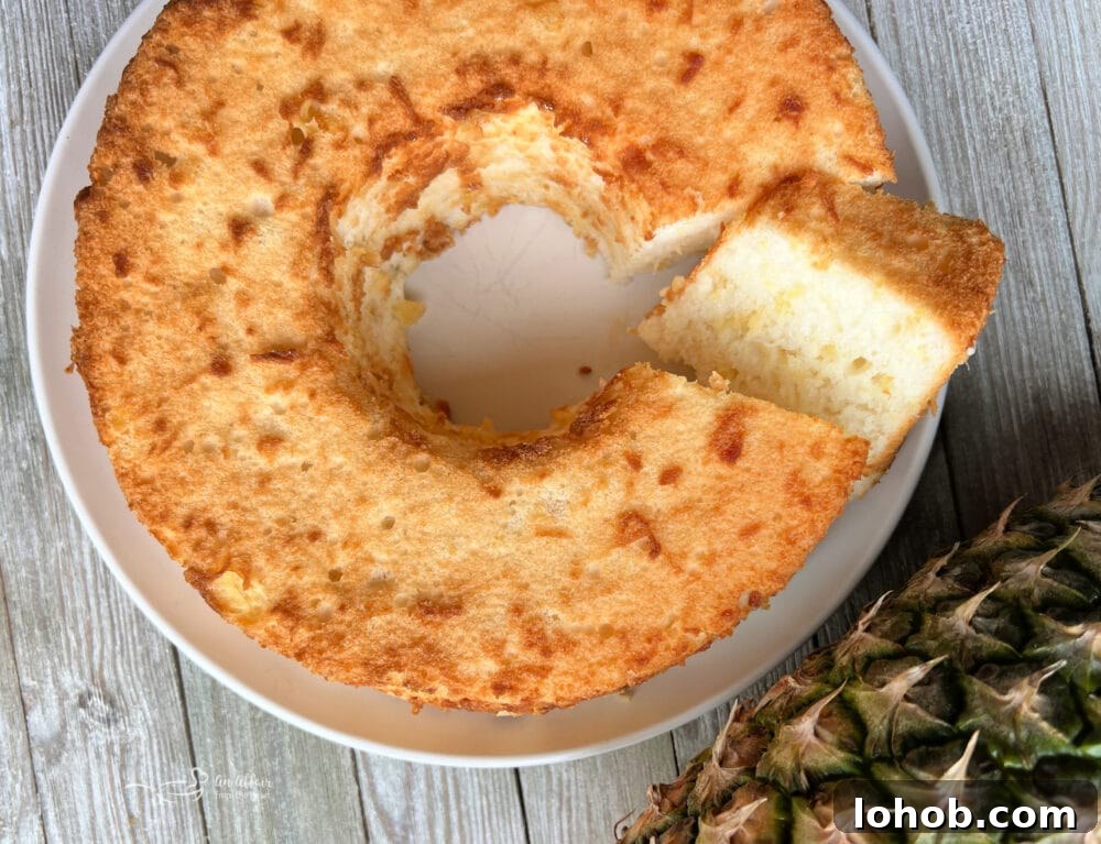 Two-Ingredient Pineapple Angel Food Cake Recipe 3 Whole Pineapple Angel Food Cake