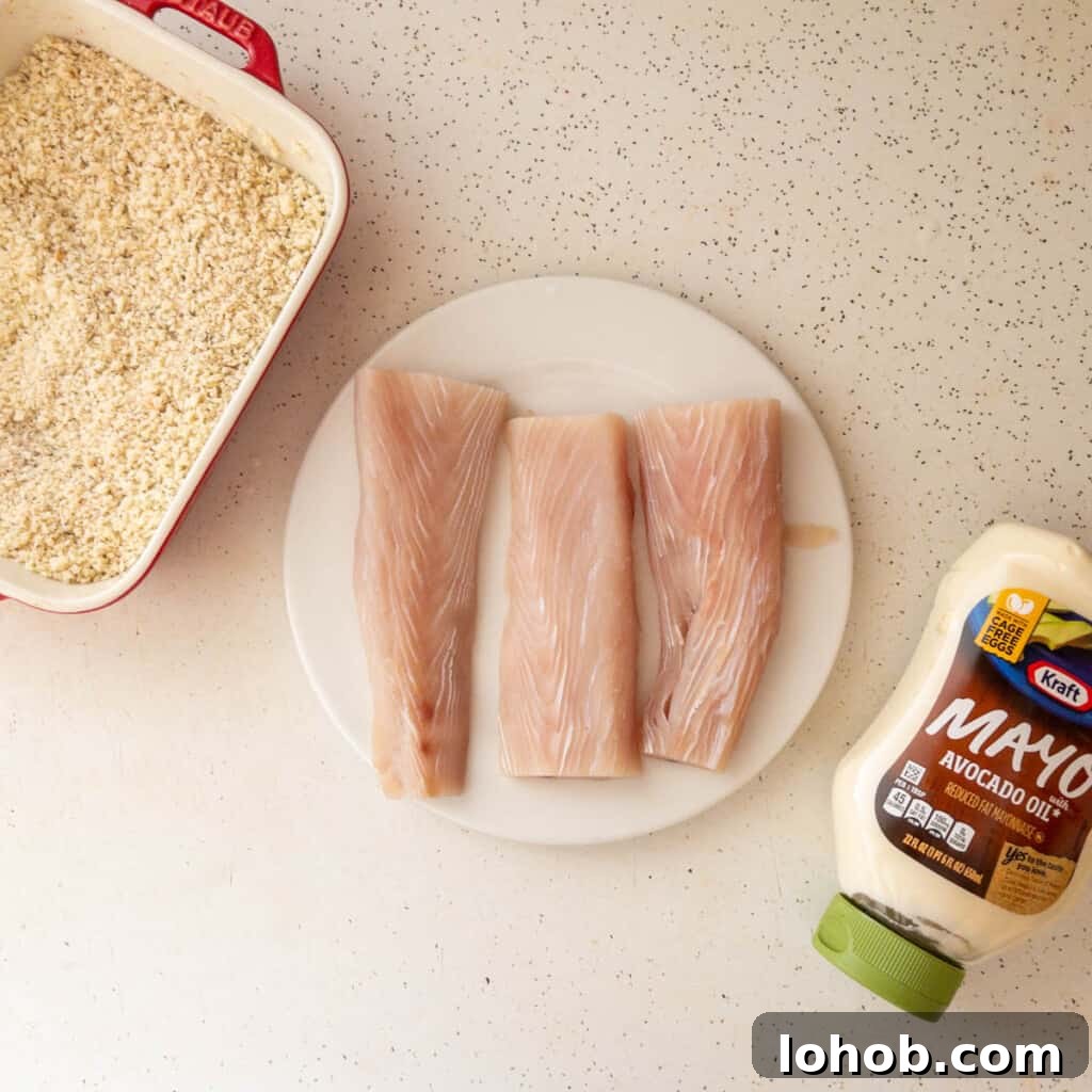 Air Fryer Mahi Mahi ingredients
