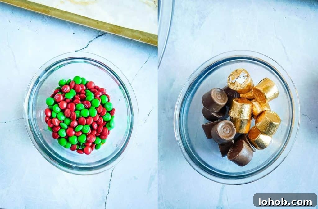 candy in a glass bowl on a counter