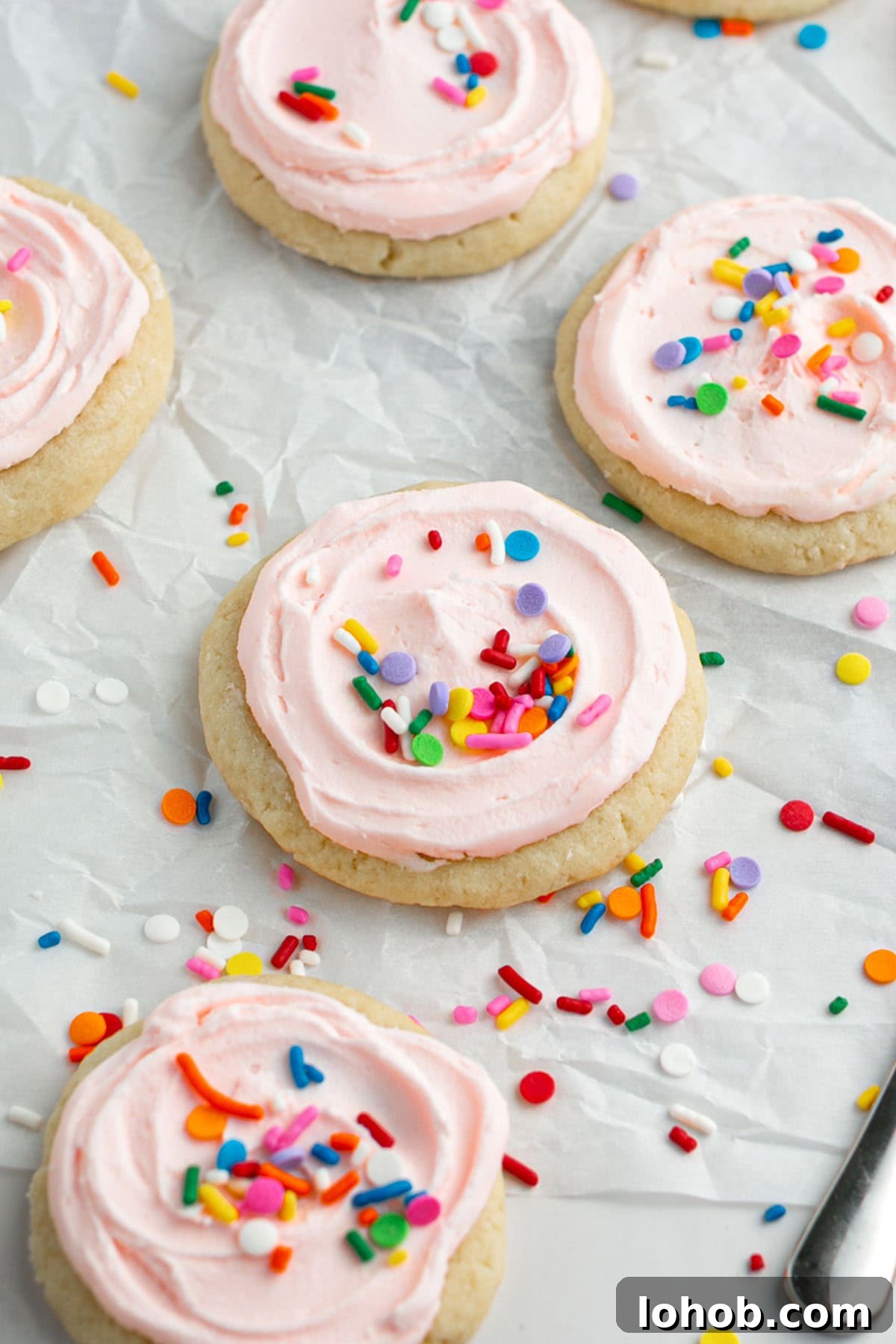 eggless frosted sugar cookies