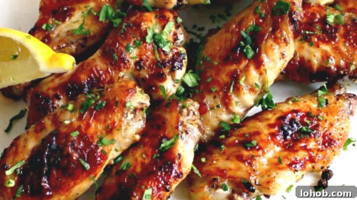 Zingy Lemon Butter Chicken Wings