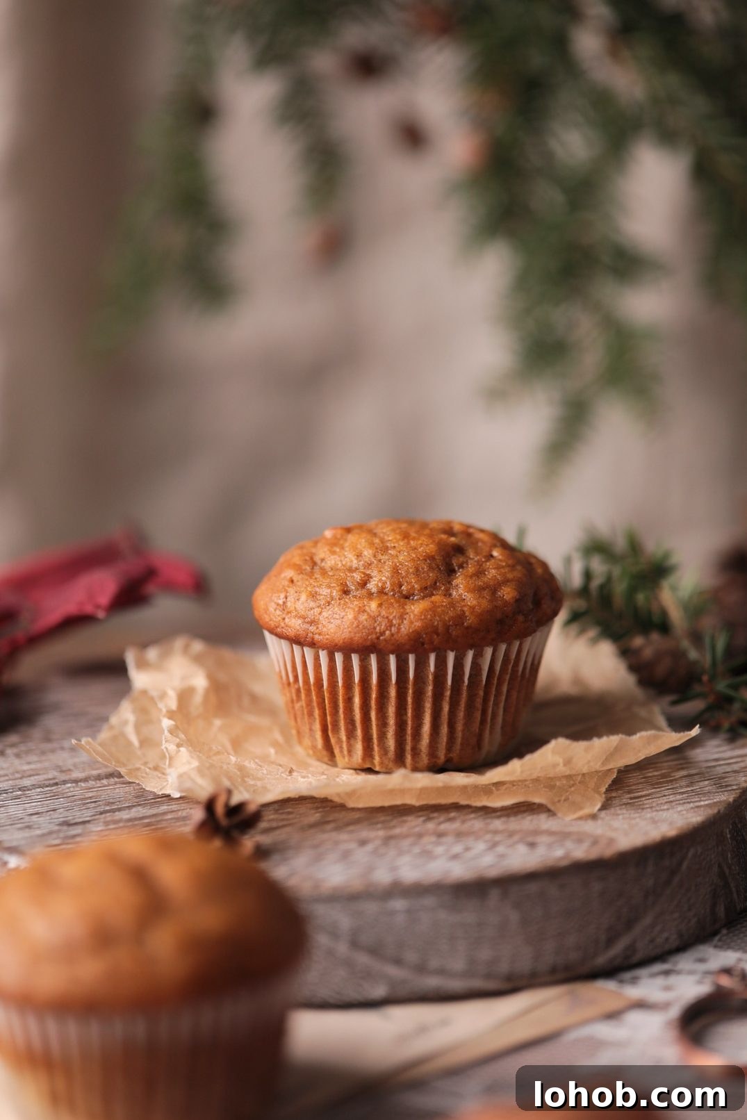 Pumpkin Banana Muffins Recipe with Warm Spices and Moist Texture 4 Fall muffins made with pumpkin and banana.
