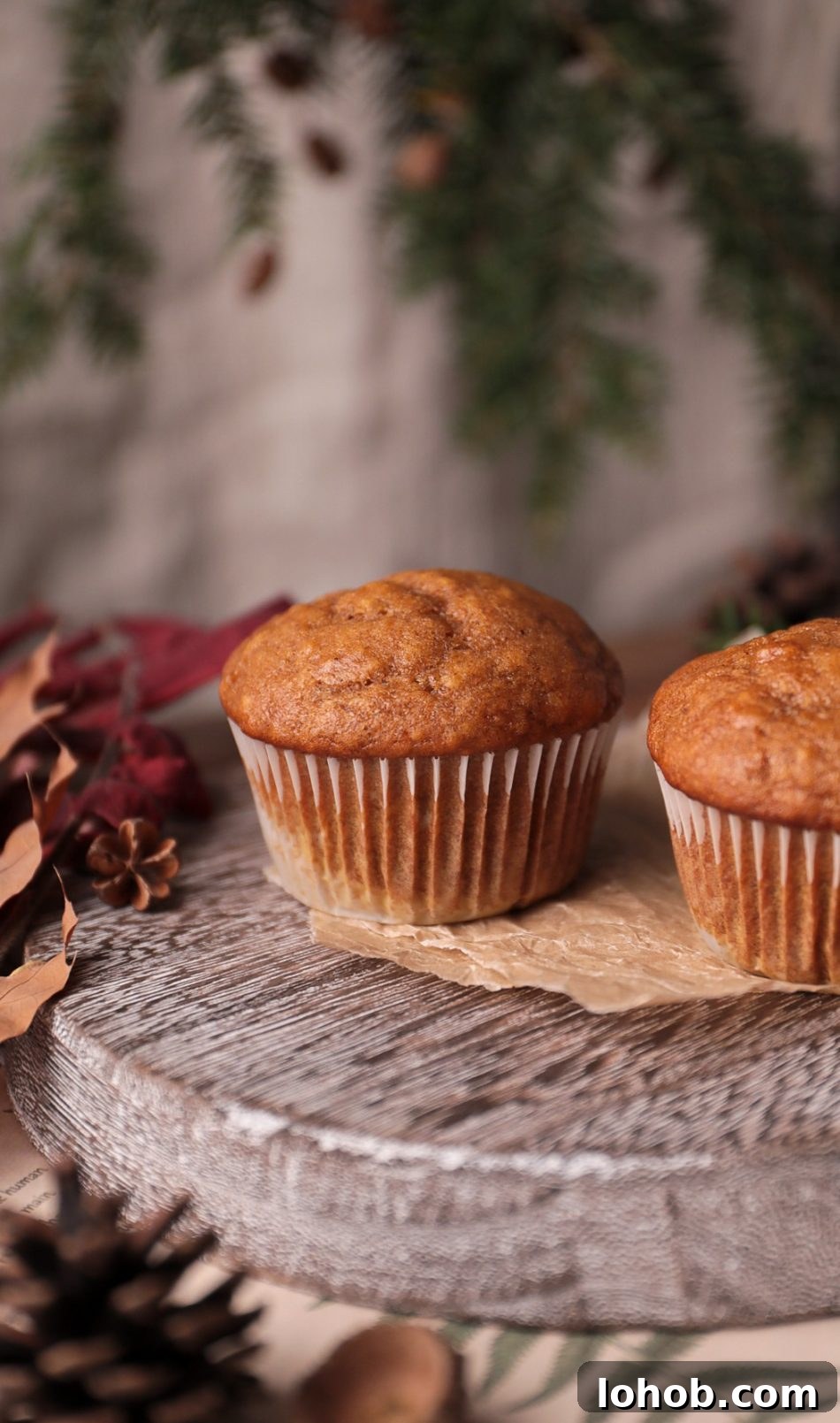 Pumpkin Banana Muffins Recipe with Warm Spices and Moist Texture 8 What to make with leftover pumpkin.