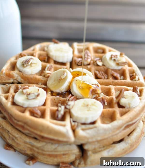 Whole Wheat Waffle Recipe for Fluffy, Nutritious Breakfast 4 Healthy Whole Wheat Waffles