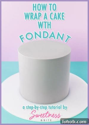 How to Adhere Fondant to Fondant: Guide to Edible Glue 13 How to Wrap a Cake With Fondant - A Step-By-Step Tutorial For Covering Cakes With Fondant Using The Wrapping Method, For Super Sharp Edges ~ Sweetness & Bite
