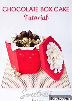 How to Adhere Fondant to Fondant: Guide to Edible Glue 15 Chocolate Box Cake Tutorial ~ Sweetness & Bite