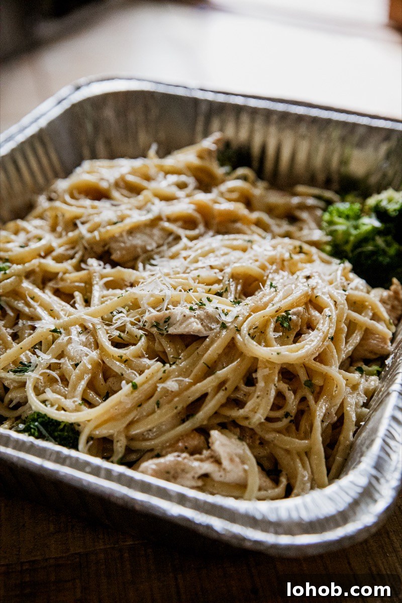 Blackstone Chicken Broccoli Alfredo