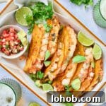Tacos Gobernador (Cheesy Shrimp Tacos)