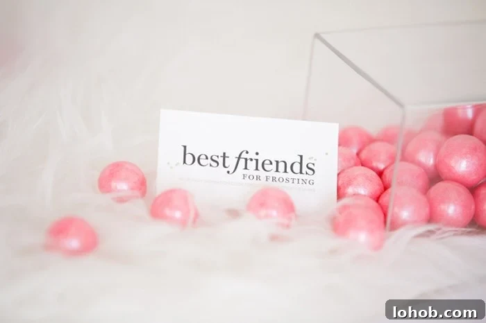 Flamingo-Themed Party Ideas and Decorations 7 best-friends-for-frosting