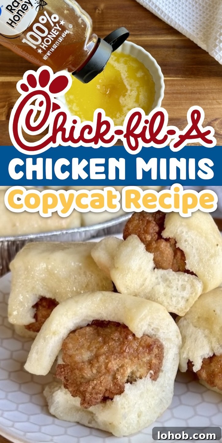 Chick-fil-A Chicken Minis Copycat Recipe — Soft, Tender Bites 13 this quick and easy breakfast is a big hit with my kids! How to make Chickfila mini chicken breakfast biscuits at home with just a few store bought ingredients.