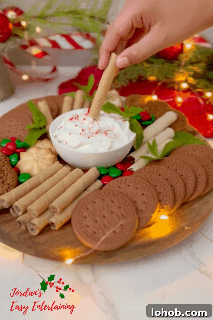 Peppermint Cream Cheese Holiday Dip Recipe for Festive Parties 8 img 8041 7