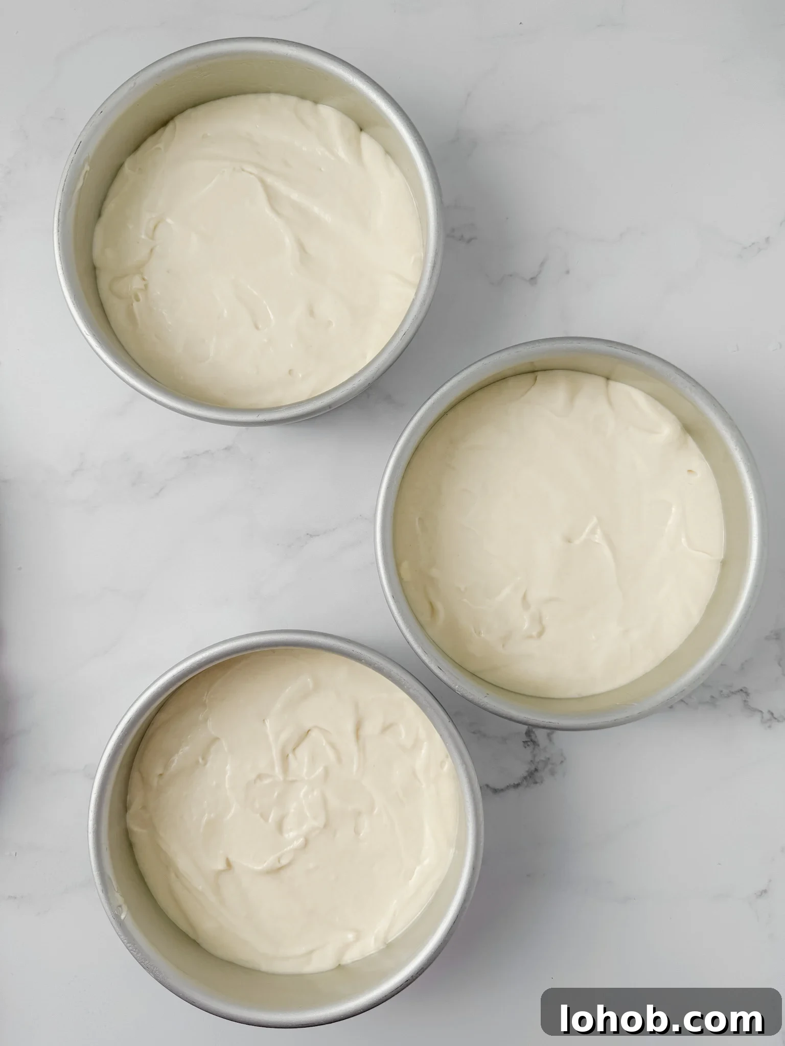 Preparing cake pans