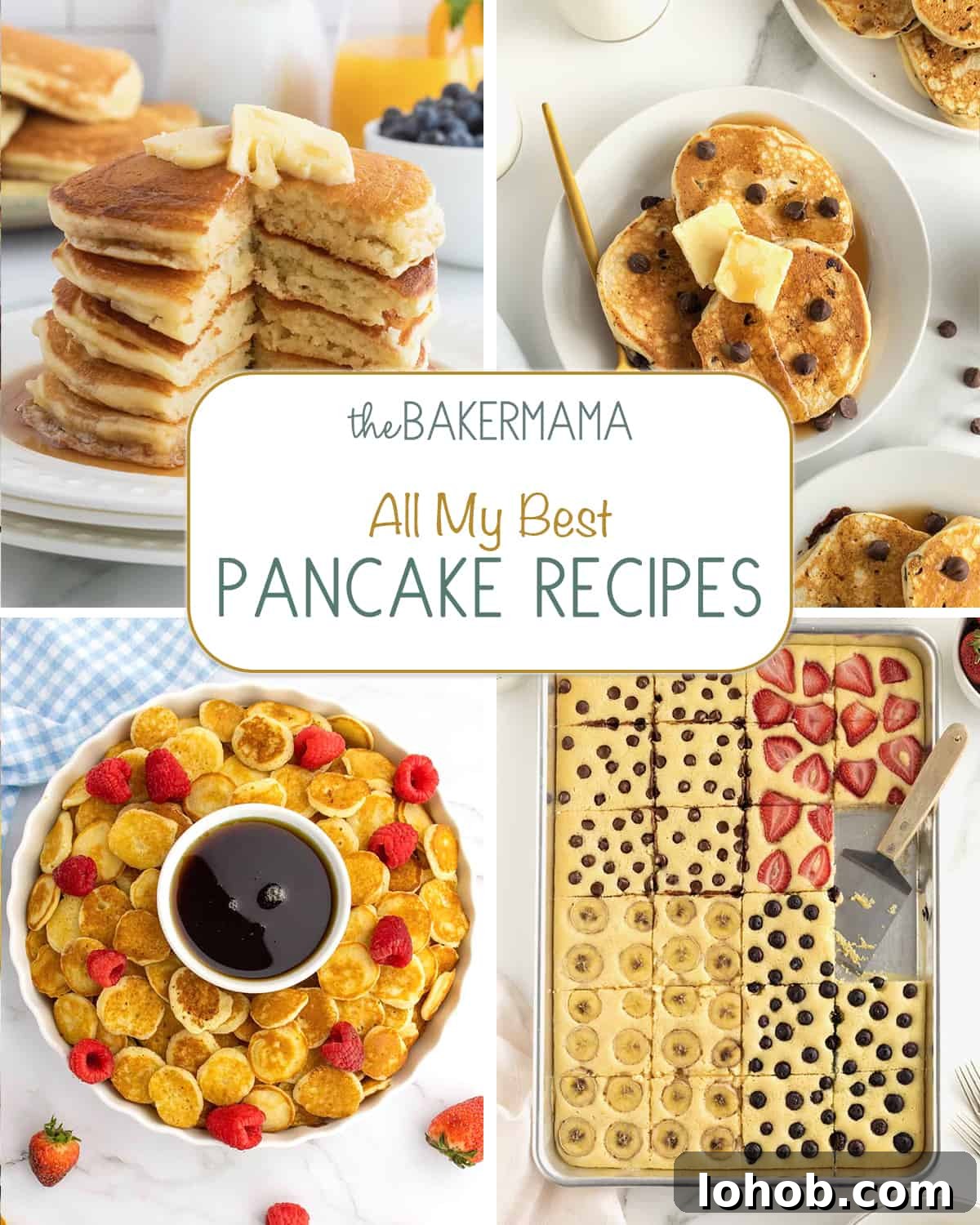 All My Best Pancake Recipes by The BakerMama