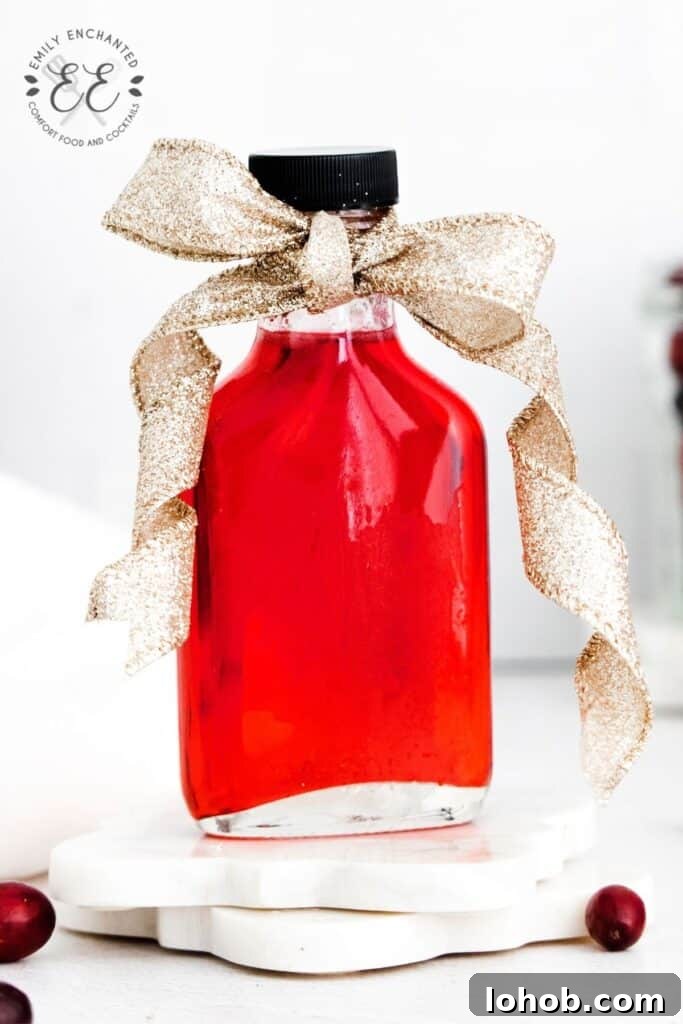 Cranberry Simple Syrup Cranberry Simple Syrup