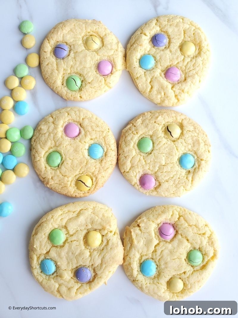 how to make Cake Mix Spring Cookies