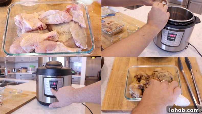 Crispy Instant Pot Chicken Adobo Recipe 3 The Steps of how to make filipino chicken adobo in the instant pot.