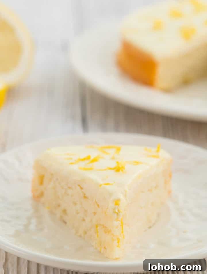 Low-Calorie Lemon Cake