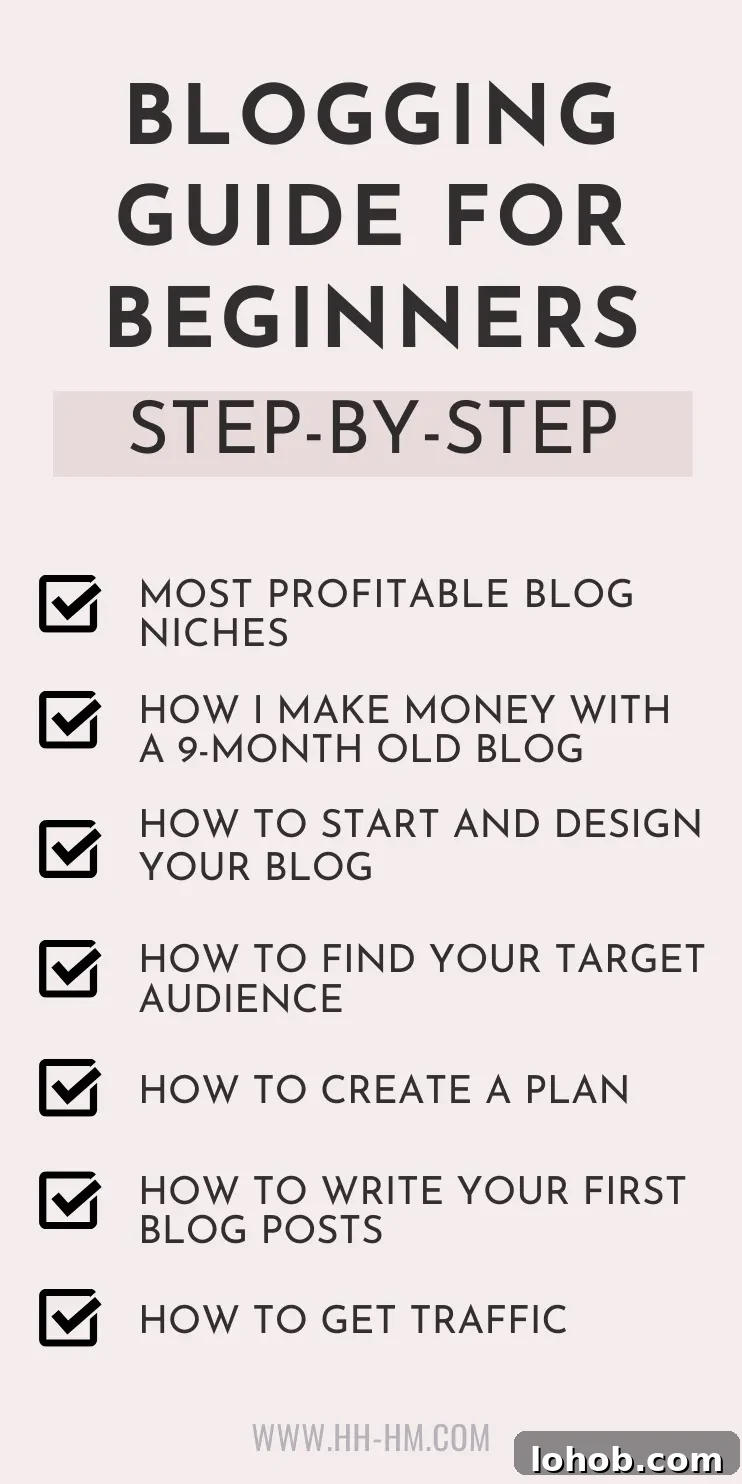 Start a Profitable Blog in 2024: Step-by-Step Guide 2 A step-by-step blogging guide for beginners! These are blogging tips for beginners and beyond. In this tutorial we'll look at the most profitable blog niches, how I make money with a 9-month old blog, how to start and design your blog, how to write your first blog posts how to create a plan and schedule for your blog, how to grow your blog traffic and how to monetize your blog through affiliate marketing, ads and by creating your own products.