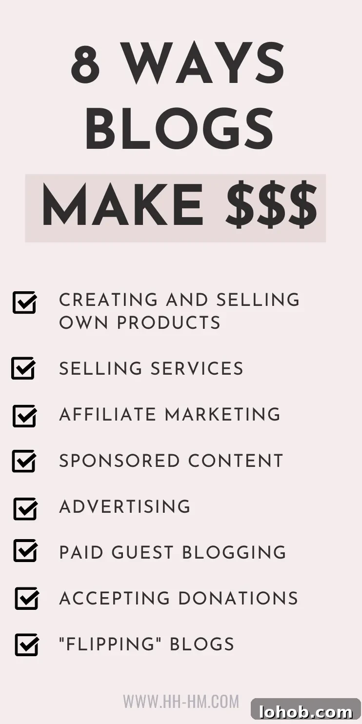 Start a Profitable Blog in 2024: Step-by-Step Guide 4 How do blogs make money? 8 ways to make money blogging once you have an audience! Blogging tips and ideas for beginners to help you start a blog and grow your blog traffic