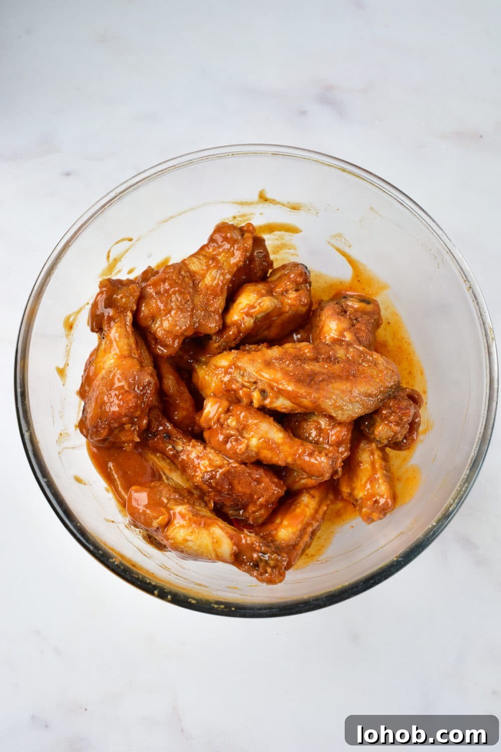 Crispy Baked Buffalo Wings Recipe 12 baked buffalo wings tossed in homemade buffalo sauce