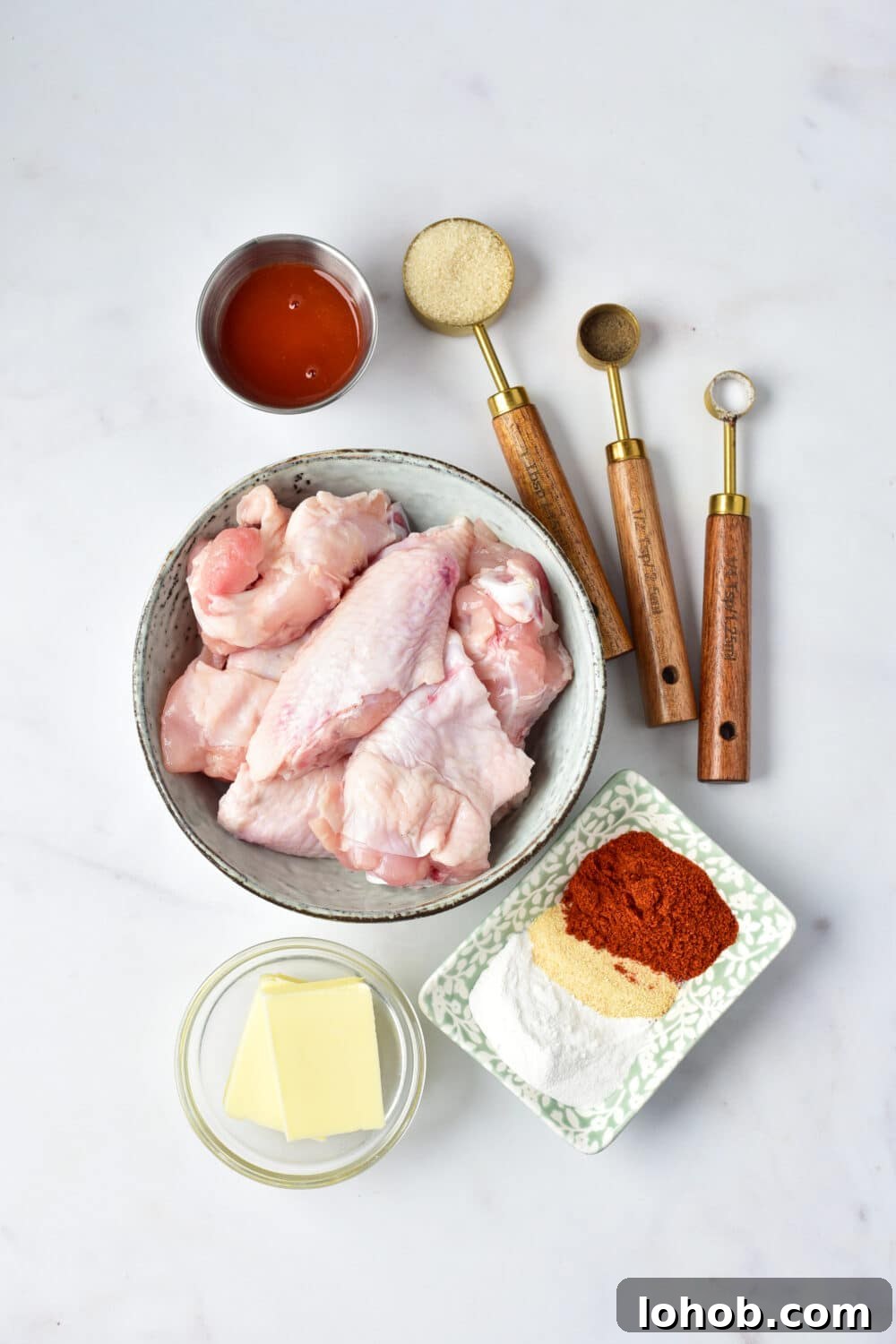 Crispy Baked Buffalo Wings Recipe 4 ingredients for Baked Buffalo Wings