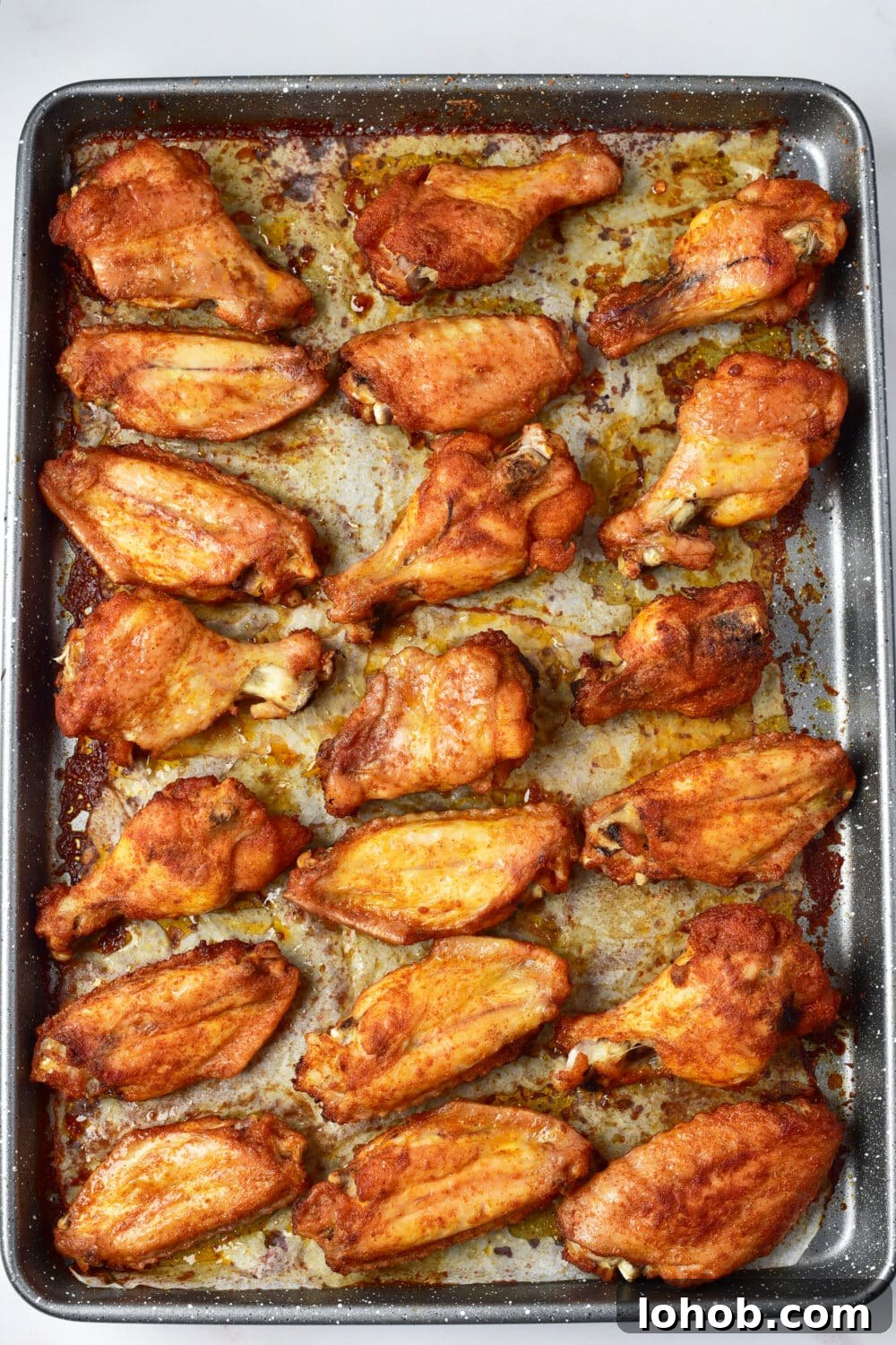 Crispy Baked Buffalo Wings Recipe 10 baking chicken wings fresh from the oven ready for sauce