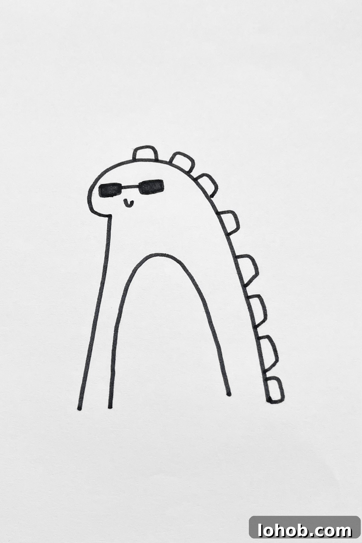 31 Adorable Dinosaur Drawing Ideas for Cute Sketches 28 Too Cool Dinosaur drawing