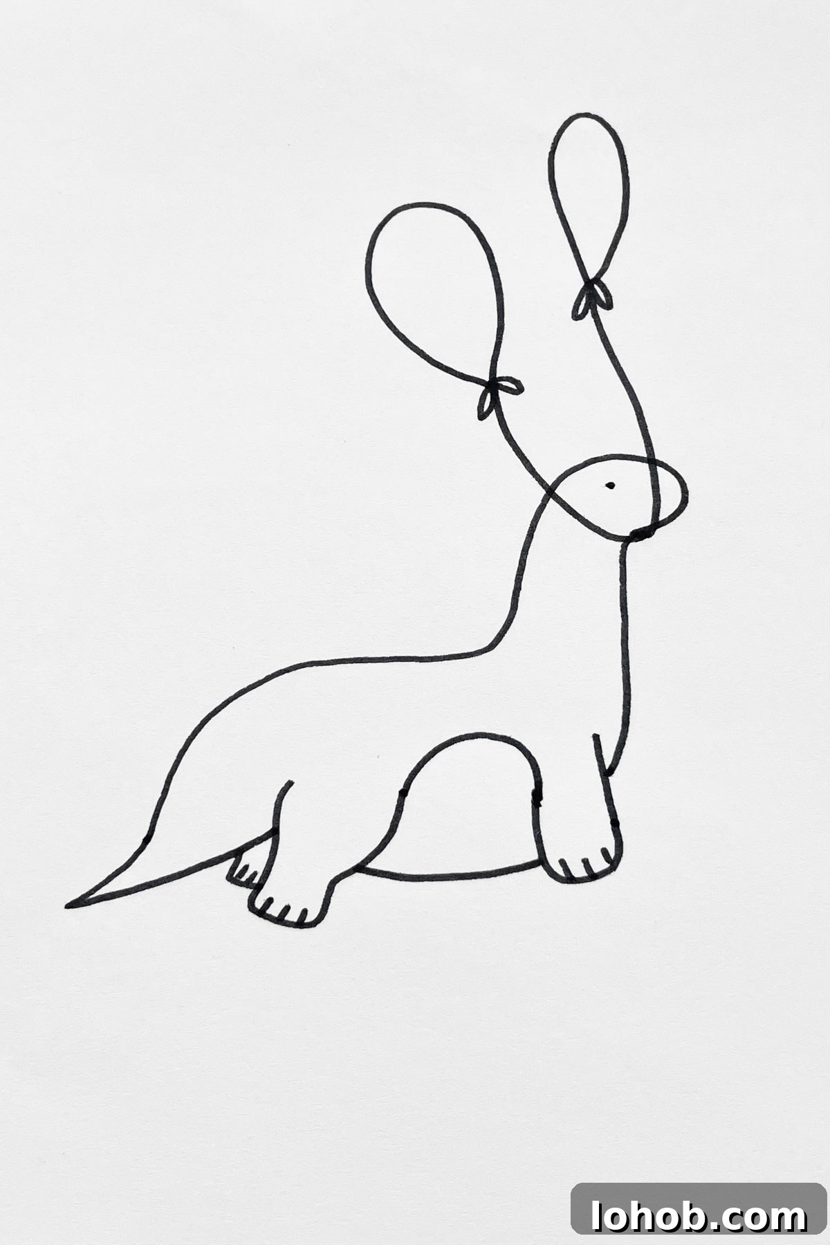 31 Adorable Dinosaur Drawing Ideas for Cute Sketches 7 Party Dinosaur drawing
