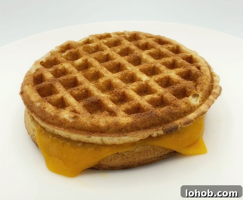 Quick Grab-and-Go Breakfast Ideas for Busy Mornings 7 Waffle grilled cheese