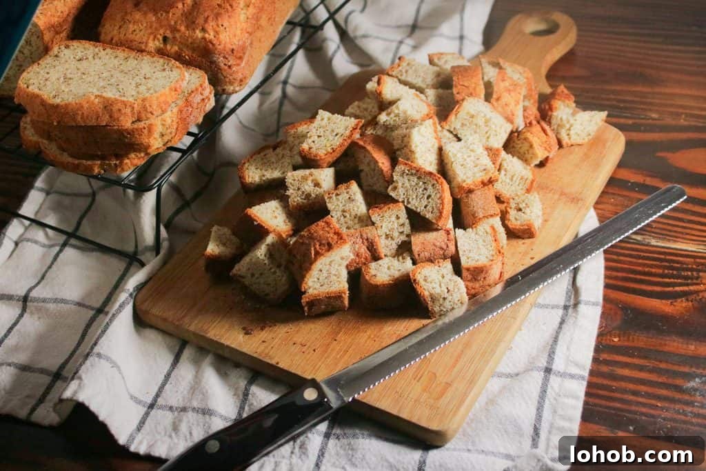 gluten free croutons recipe