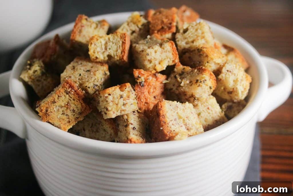 frozen gluten free croutons thawing